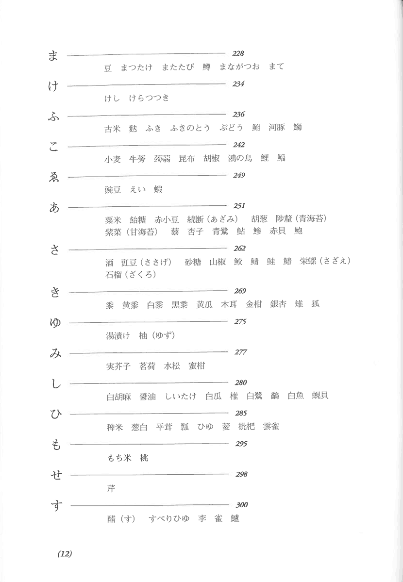 寛永七年刊　和歌食物本草　現代語訳　江戸時代に学ぶ食養生6左側