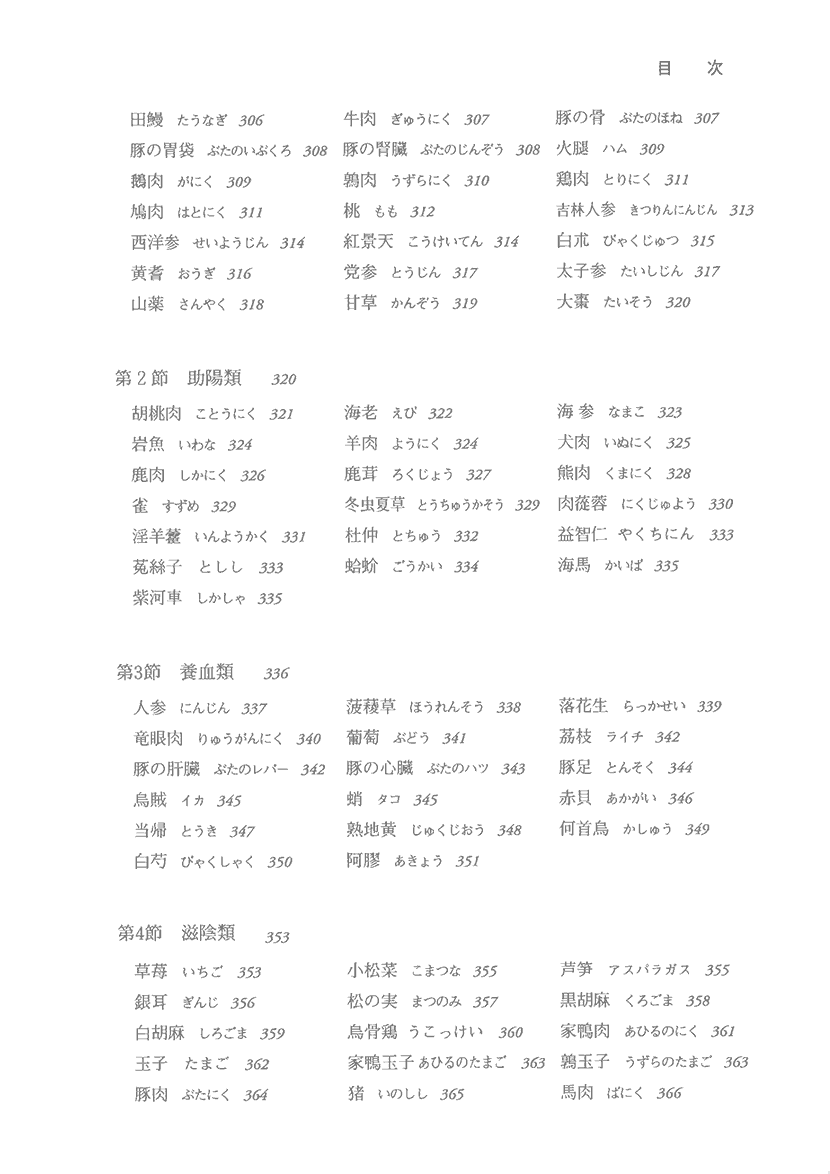 薬膳素材辞典　健康に役立つ食薬の知識6右側