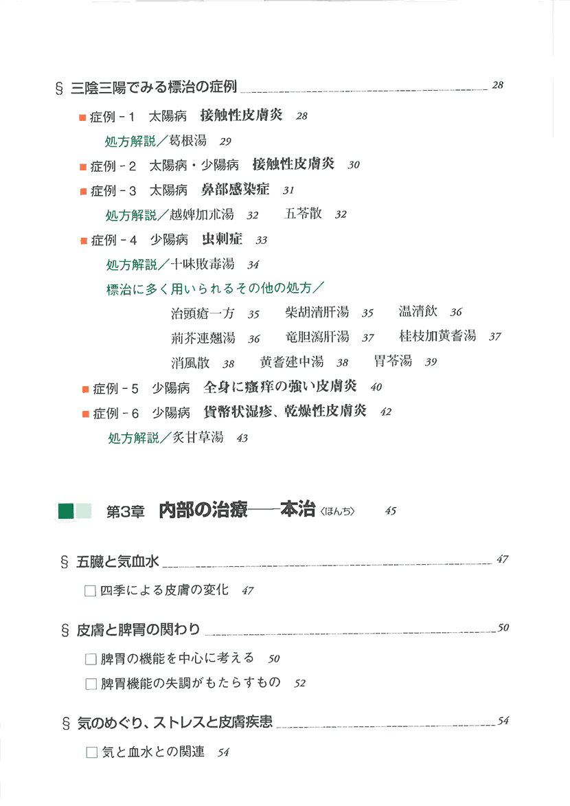 図解・症例　皮膚疾患の漢方治療3左側