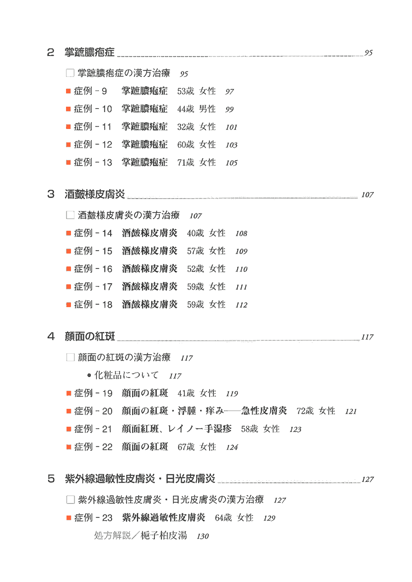図解・症例　皮膚疾患の漢方治療4左側