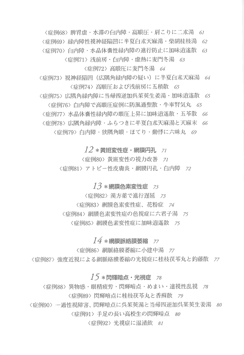 私の漢方眼科学4左側